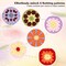 Crochet Daisy Flower Granny Square Crochet kit for Beginners Adult, 6 in 1 Handmade Crochet Coasters kit Complete Knitting Kit with Step-by-Step Video Tutorials Yarns Crochet Hook